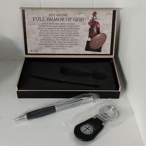Armor of God Pen and keychain gift set